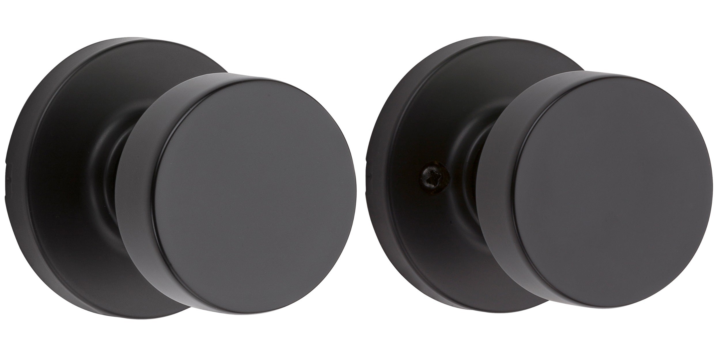 KWIKSET Kwikset 720PSKRDT-514 Pismo Passage Knob Matte Black