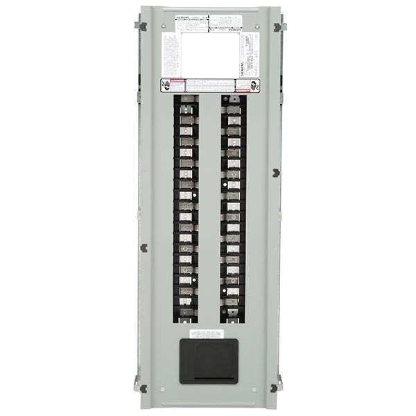 SIEMENS Siemens P1A42MC250AT 120/240 Volt 250 Amp 42 Circuit 1-Phase 3-Wire Aluminum Bus Convertible Main Panelboard Interior