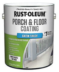 RUST-OLEUM Rust-oleum 262360 Satin Porch Floor Paint Gallon Pure White