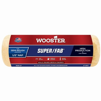 WOOSTER Wooster Brush R240-9 Roller Cover 9 in 1/2 in Nap