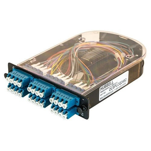 HUBBELL Hubbell Premise Wiring OCSPLCQ24S2 Lc Fiber Optic Cassette