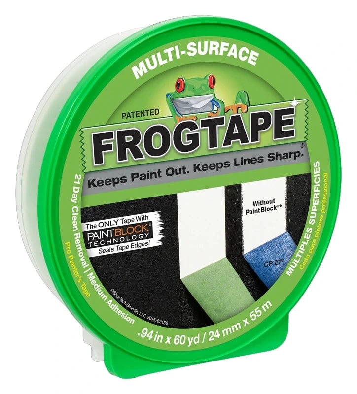 SHURTAPE Shurtape 243160 FrogTape Multi-Surface Painter's Tape (1 Roll 0.94 in x 60 yds)