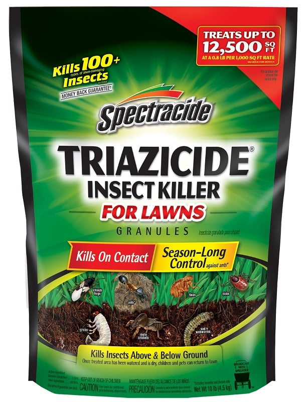 SPECTRACIDE Spectracide HG-53944 Triazicide Insect Killer for Lawns Granules 10 lb