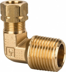 PARKER Parker 169CA-6-8 Brass Compression Male Elbow 1/2-14 Nptf