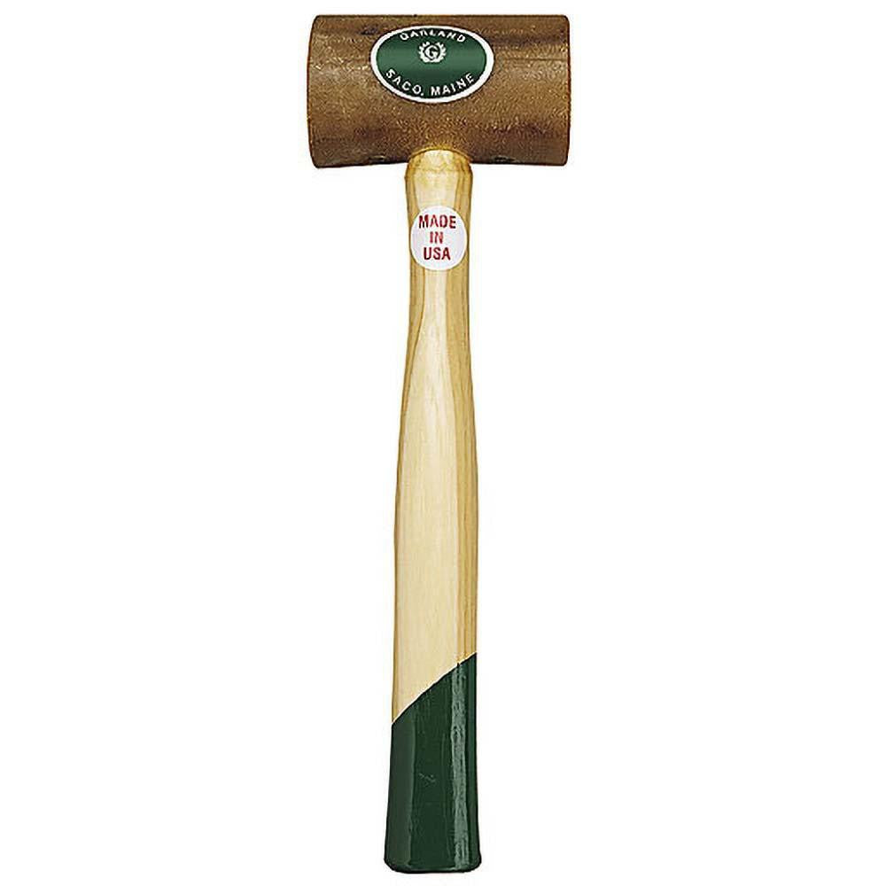 GARLAND Garland 11009 Weighted Rawhide Hammer 1 Lb Hickory Handle