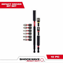 MILWAUKEE Milwaukee 48-32-4513 Impact Driver Guide Bit Set 10 Piece
