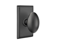 EMTEK Emtek 8121EUS19 Egg Knob Passage Set Flat Black