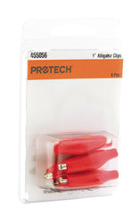 RHEEM RHEEM 455056 Insulated Alligator Clips Red 1 Inch Pack of 6