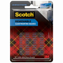 3M 3M Company 859S Clear Removable Mounting Squares