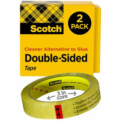 3M 3M MMM6652P3436 Permanent double-sided tape 3/4 inches x 36 yd (2 pack) 665-2P34-36