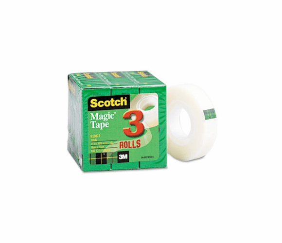 3M 3M MMM810K3 Magic Tape Refill 3/4 x 1000 3/Pack