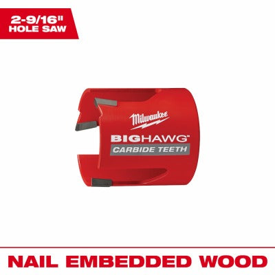 MILWAUKEE Milwaukee 49-56-9220 Carbide Hole Cutter 2-9/16 in