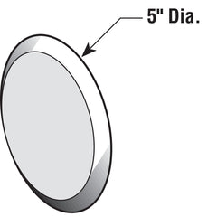 PRIME-LINE Prime-Line MP9186 Wall Protector 5 in (Pack of 5)