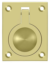 DELTANA Deltana FRP25U3 Flush Ring Pull Bright Brass