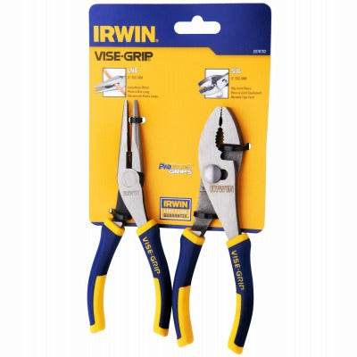 IRWIN Irwin 2078702 2-piece Pro Plier Set Slip Joint Long Nose