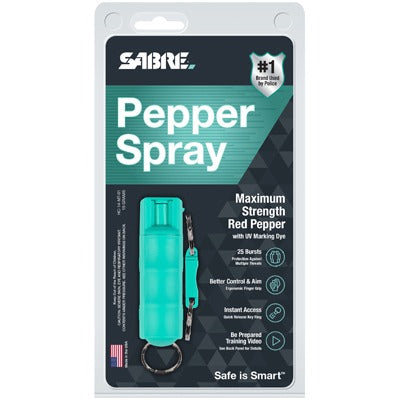 SABRE Sec HC-MT-23OC Pepper Spray 0.54 Oz Mint Key Case
