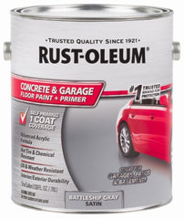 RUST-OLEUM Rust-oleum 225380 Concrete Floor Paint 1 Gallon Gray Satin