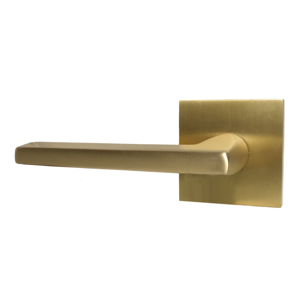 EMTEK Emtek 5110HLOUS4LH Helios Lever Passage Set Satin Brass