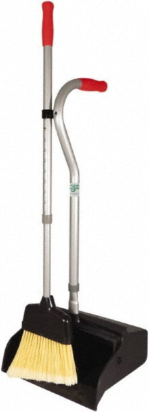 UNGER Unger EDTBR Upright Dustpan 38 Inch Aluminum Handle Red