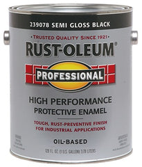 RUST-OLEUM Rust-oleum 239078 Semi-gloss Black Enamel Coating 1 Gallon