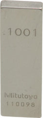 MITUTOYO Mitutoyo 611121-531 Steel Gage Block 0.1001 in Grade 0