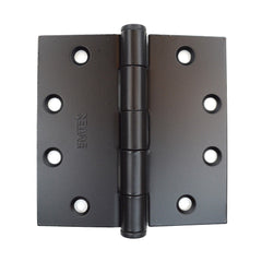 EMTEK Emtek 92015US19 Square Steel Heavy Duty Hinge Pair Flat Black