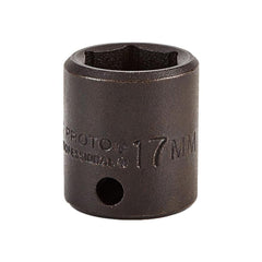 PROTO Proto J7217M Impact Socket 3/8 in Drive 17mm