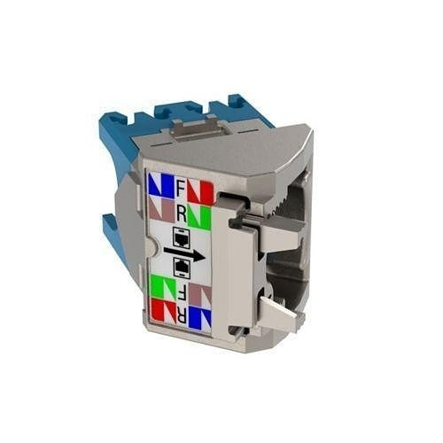 PANDUIT Panduit CJSLRCAPBU-X Cat6a 45 Degree Keystone Jack Cap