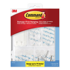 3M 3M MMM17232ES Command Clear Hanging Hooks Variety Pack 1 Pack