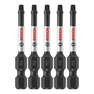 BOSCH Bosch ITSQ2205 No. 2 Square Power Bit 2 Inch 5 Pack