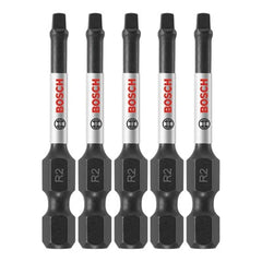 BOSCH Bosch ITSQ2205 No. 2 Square Power Bit 2 Inch 5 Pack