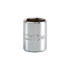 PROTO Proto J4713M 13mm 6-point 1/4 Drive Hand Socket