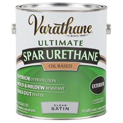 RUST-OLEUM Rust-oleum 242182 Exterior Spar Urethane 1 Gal Clear Satin
