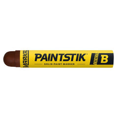 MILWAUKEE Markal 80229 Solid Paint Crayon Brown Oil-base