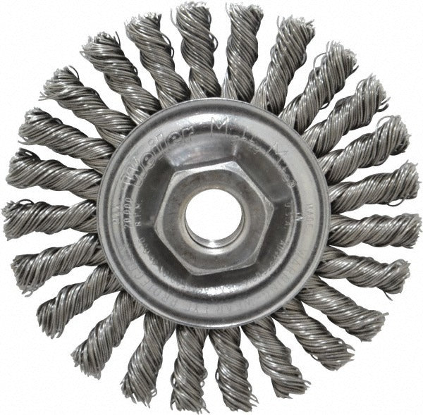 WEILER Weiler 94672 Knotted Wire Wheel Brush 4 Inches