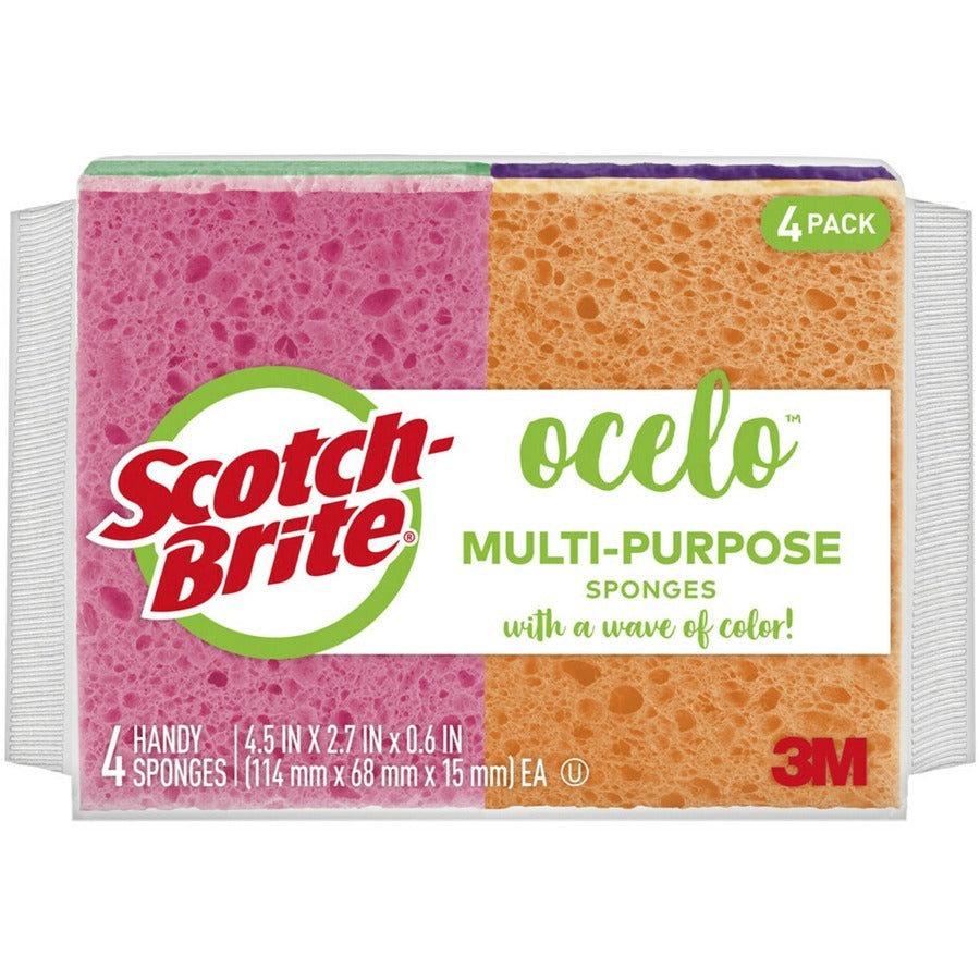 3M 3M MMM7274FDCT Ocelo StayFresh Sponges 4/Pack 10/Carton