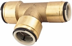 WATTS Watts 0652031 Push-to-connect Tee Fitting 1x1x3/4 in