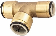 WATTS Watts 0652031 Push-to-connect Tee Fitting 1x1x3/4 in
