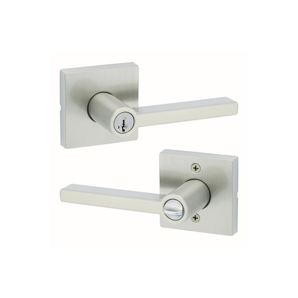KWIKSET Kwikset 740HFLSQT-15S Halifax Entry Lock Smartkey