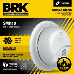 HONEYWELL Ademco Inc. 1046858 Ionization Smoke Alarm 10 Year Battery