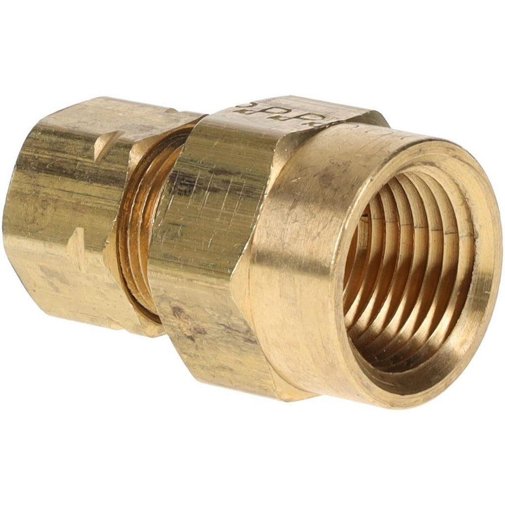 PARKER Parker 66CA-6-6 Compression Tube Connector Brass 3/8-18