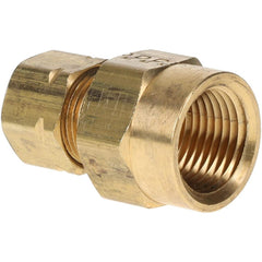 PARKER Parker 66CA-6-6 Compression Tube Connector Brass 3/8-18