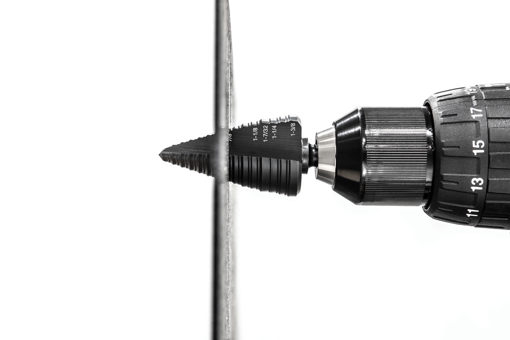 GREENLEE Greenlee GSB12 Step Bit 1-3/8 (No.12) Metal Cutter for 1/2 Drill Chucks