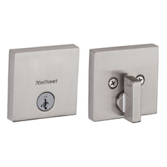 KWIKSET Kwikset 258SQT-15S.STRKP Smartkey Deadbolt Satin Nickel