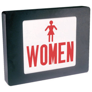 DUAL-LITE Dual-Lite SEDRW Emergency Exit Signs Aluminum LED 2 Face White Housing With Red Letters 2.6W