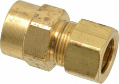 PARKER Parker 66C-10-8 Compression Tube Connector 1/2-14 Brass