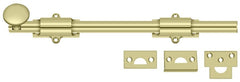 DELTANA Deltana 12SB3-UNL Surface Bolt Heavy Duty Unlacquered Brass