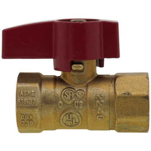 EVERFLOW Everflow 4512 1/2 inches FIP Gas Ball Valve (1/2 inches) Bluefin GBV050