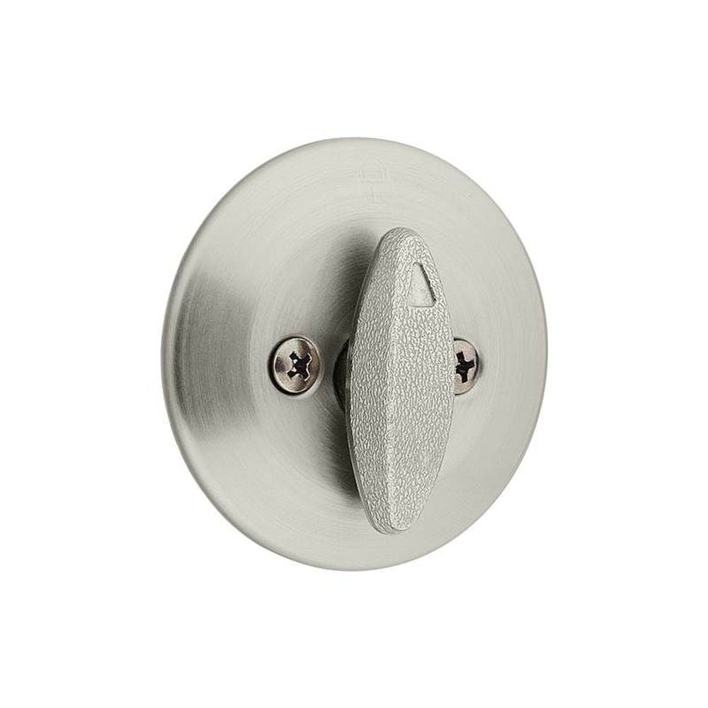 KWIKSET Kwikset 663-15.DS One Sided Turn Deadbolt Satin Nickel