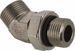 PARKER Parker 12 V5OLO-S Male 45 Elbow Fitting 3/4 in Orfs Sae-orb